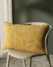 Karin - jednoduchá obliečka, 60x40cm farba produktu žltá látka zapletaná, vzorované