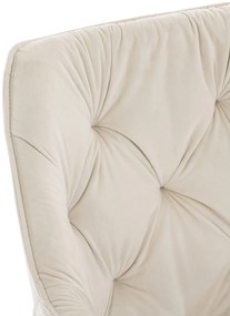 Stolička Tanna - zamat - Krémová