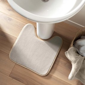 Béžová WC kúpeľňová predložka 45x45 cm Vitamine – douceur d'intérieur