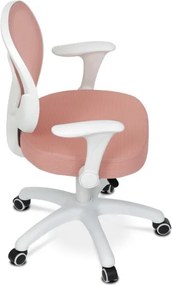 Detská otočná stolička ružová KA-K1062 PINK