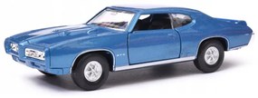 008805 Kovový model auta - Nex 1:34 - 1969 Pontiac GTO Modrá