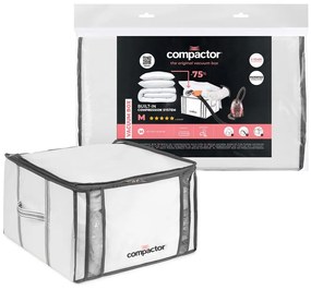 Vákuový/vystužený látkový úložný box na oblečenie 42x25x25 cm Life – Compactor