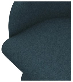 Čalúnené jedálenské kreslo v petrolejovej farbe Kanoa – Makamii