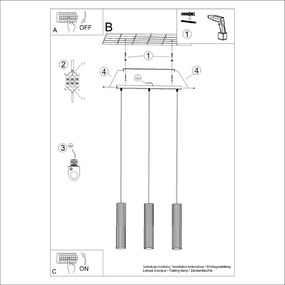 Závesné svietidlo v zlatej farbe Gleam – Sollux