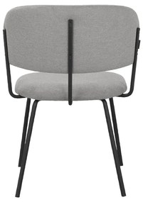 Sivé jedálenské stoličky v súprave 2 ks Claudia – Støraa