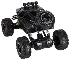 KIK RC Rock Crawler 1:12 4WD kovové 2.4 GHz diaľkovo ovládané terénne auto čierne