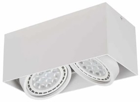 Orlicki design Minimalistické bodové svietidlo Cardi 2 biela