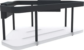 Nimco Polica do kúpeľne, do sprchy KIBO čierna - Ki-14003-B-90