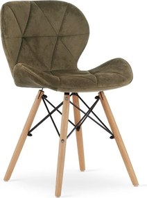 Zamatové kreslo LAGO - šedé Farba: Šedá