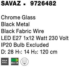 Retro luster Savaz A 28 chróm
