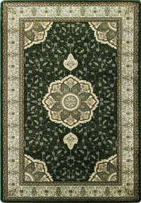Koberec Anatolia 5328 zelený – orientálny vzor, obdĺžnik Rozmer: 70x100 cm