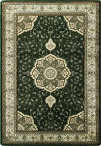Koberec Anatolia 5328 zelený – orientálny vzor, obdĺžnik Rozmer: 150x300 cm