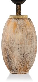 Stolná lampa RAMZES 1xE27/40W/230V krémová/zlatá