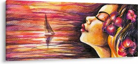 Obraz - Spomienky na leto (120x50 cm)