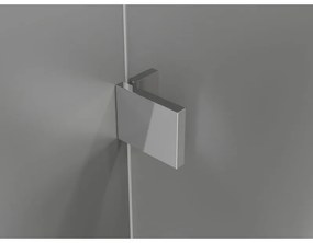 Mexen, Mexen Lunar pravé otočné sprchové dvere 75 cm, transparentné, chróm - 834-075-000-01-00-P