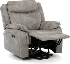 Polohovacie kreslo sivé, elektrické TV-Q8668 GREY3