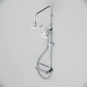 Sprchový systém AM.PM X-Joy F0785A600 s poličkovou batériou, chróm