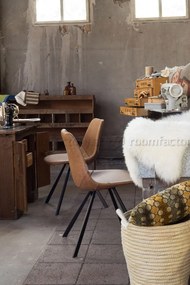 Dutchbone Franky jedálenská stolička - Hnedá