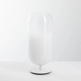 Artemide Gople Mini stolová lampa, biela/biela