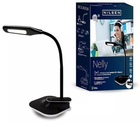 Kancelárska lampa s klipom Nelly Nilsen LED BLACK PX035 PX035