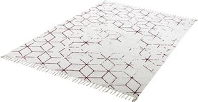 Obsession, AKCIA: 80x150 cm Ručne tkaný kusový koberec Stockholm 342 FUCHSIA, biela, obývacia izba