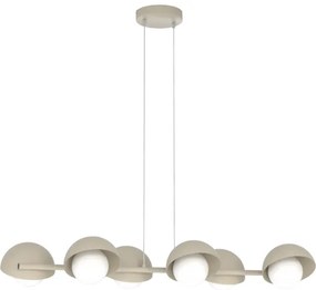 Luster na lankách BOOM 6xG9/8W/230V béžový