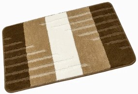 Sada kúpeľňových koberčekov VIC béžová / hnedá, pruhy