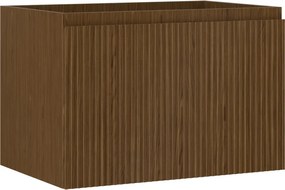 Mexen Rivel, kúpeľňová skrinka 70 cm, 1 zásuvka, drážkovaná, orech, 91A20-07047-1-BF86