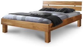 Masívna dubová manželská posteľ Alea Rozmer: 160x200