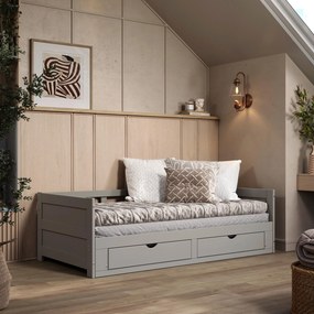 XXXLutz POSTEĽ S VÝSUVNÝM LÔŽKOM 200/90 cm, P & B - Detské izby - 002561000506