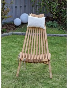 Drevené záhradné kreslo v prírodnej farbe Falun - Garden Pleasure