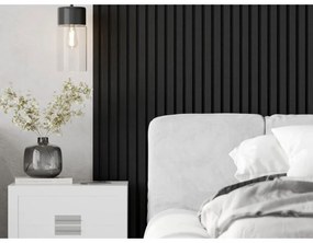 Mexen Lam-F, akustické stenové lamely 275 × 31,5 cm, filc 6 mm, ľan čierny, S105-275317-2812-069