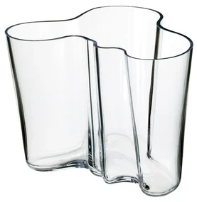 Váza Alvar Aalto 160mm, číra