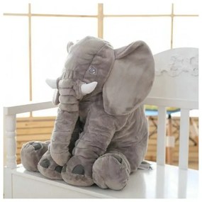 9909 DR Plyšový slon pre deti 60cm
