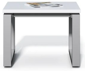 Konferenčný stolík Houseland Prime Coffee 01 60 cm biely