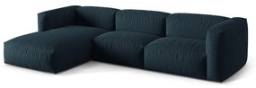 Tmavomodrá modulárna rohová pohovka (ľavý roh) Martina – Micadoni Home