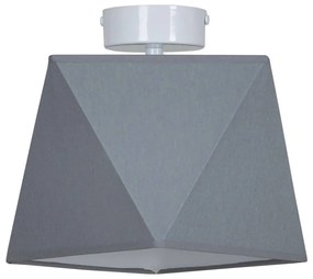 Stropné svietidlo Diamond, 1x textilné tienidlo (výber zo 4 farieb), (výber z 2 farieb konštrukcie)