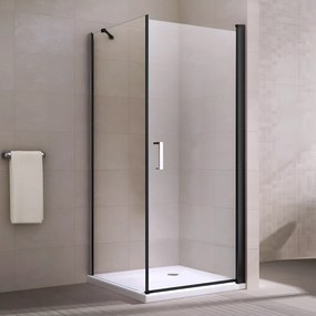 Rubio čierny Sprchový kút 80x80, 90x90, 100x100, 195cm, 6mm