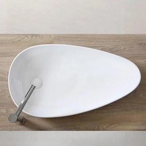 Rea Greta75 umývadlo, 77 x 43 cm, biela, REA-U1500