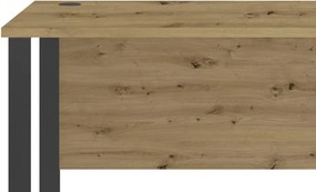 Písací stôl Amanda, dub artisan