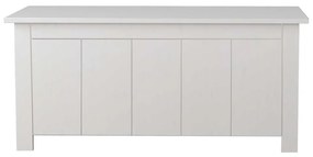 Biela truhlica z borovicového dreva 100x45 cm Bertram – Støraa