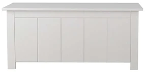 Biela truhlica z borovicového dreva 100x45 cm Bertram – Støraa
