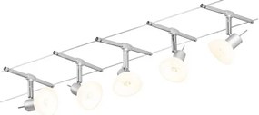 Paulmann 94136 - SADA 5xGU5,3/10W Bodové svietidlo SHEELA 230V lesklý chróm