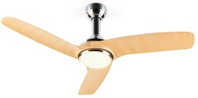Silent Service, stropný ventilátor, Ø: 128 cm, výkon: 25 W, drevený vzhľad