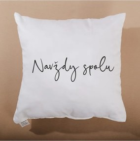 Dekoratívny vankúš Navždy spolu 40x40 cm EMI