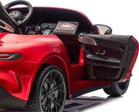 LEAN CARS Autobatéria Mercedes GT63 AMG DK-GT63 24V LCD červená lakovaná