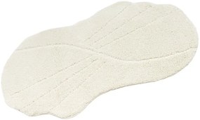 Kúpeľňový koberček Shell krémový