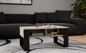 Konferenčný stolík Lawa MODERN 2P dub sonoma/čierna