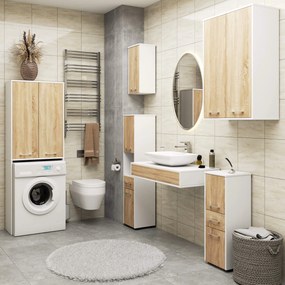 Závesná kúpeľňová skrinka Fin W64 2D 64 cm - výber z 4 prevedení