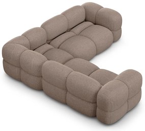 Hnedá rohová pohovka Loretto – Cosmopolitan Design